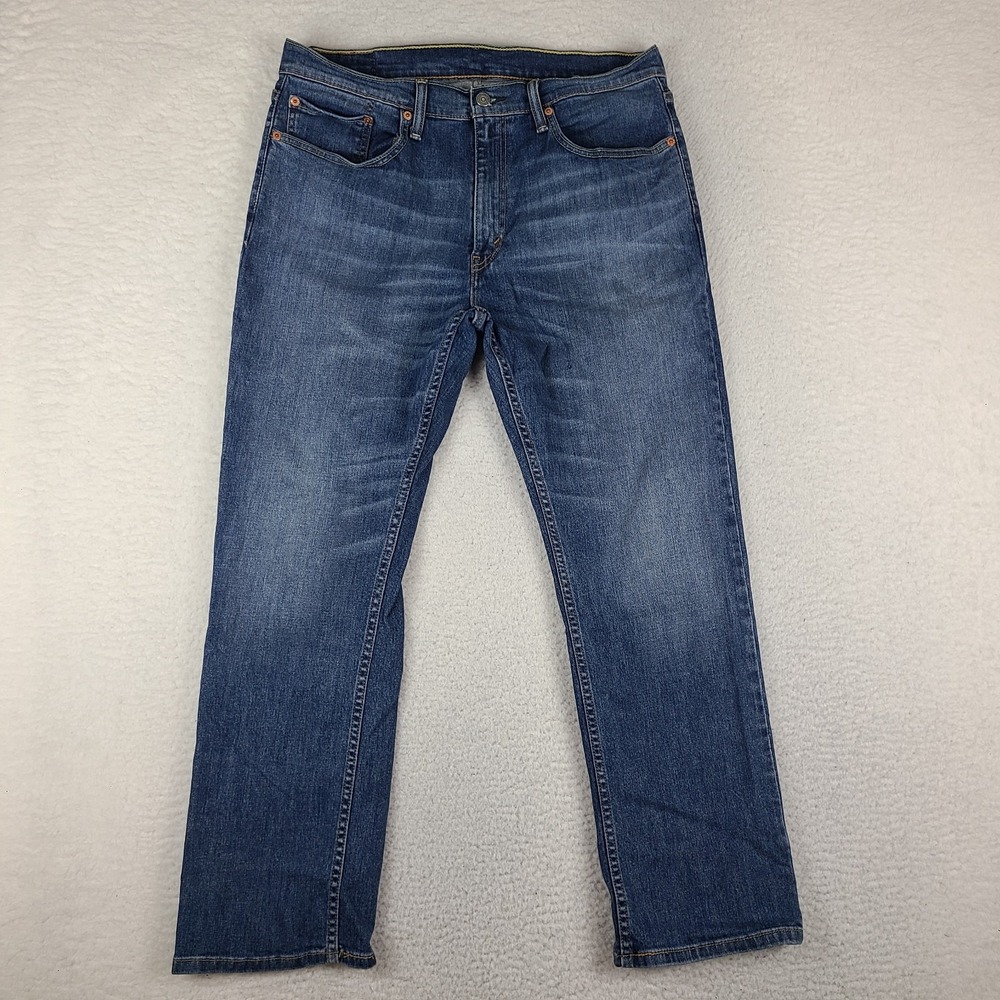 Levi's 559 Jeans Mens 36x30 Blue Relaxed Straight Leg Dark Wash Denim